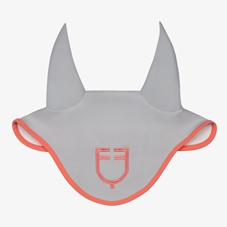 Conjunto EQUESTRO mantilla Uso General y orejeras FULL, color gris perla/desert flower - Imagen 2